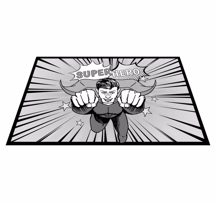 Vinil podovi djeca dinamična grafika superheroja - TenStickers