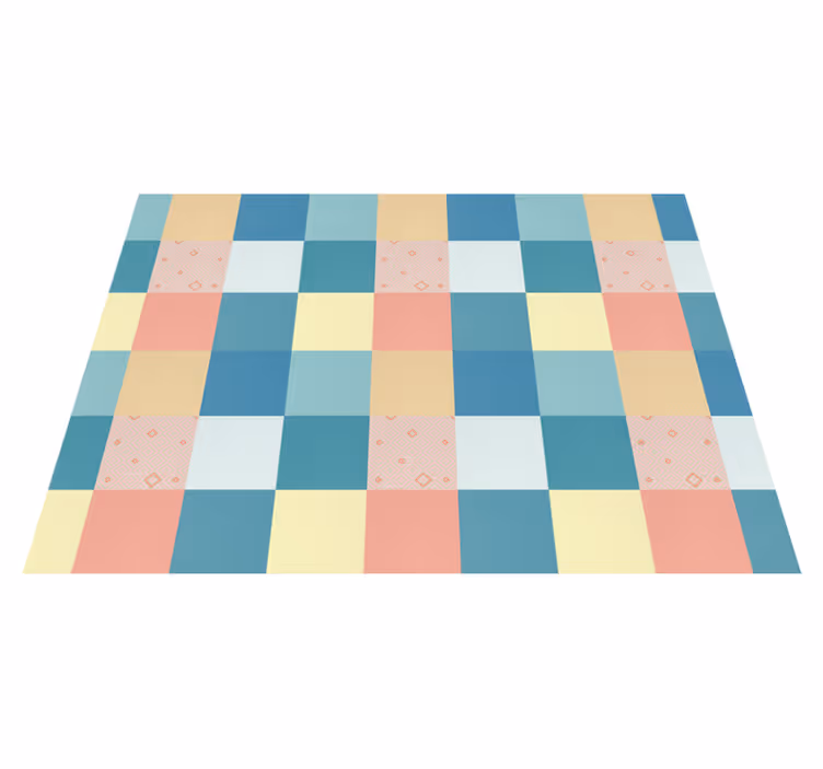 Patchwork šareni retro uzorci geometrijski tepisi - TenStickers