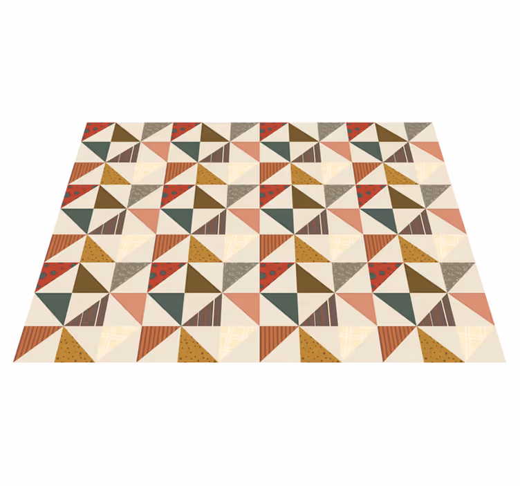 Patchwork geometrijski trokut geometrijski rugs - TenStickers