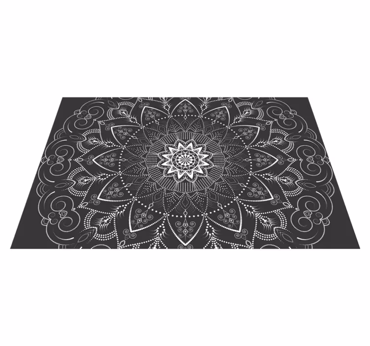 Vinil podovi mandala simetrija uzorka mandale - TenStickers
