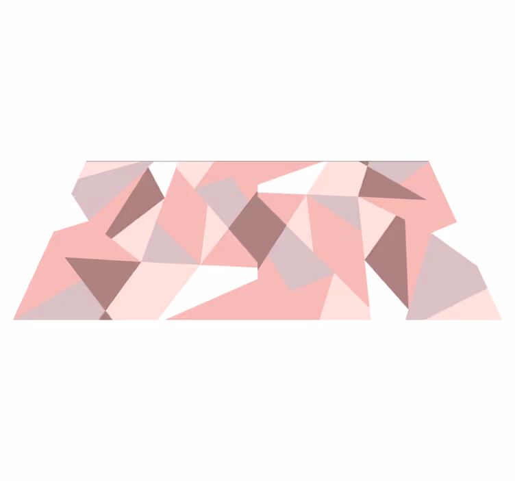 Vinil podovi geometrijski geometrijski uzorak trokuta - TenStickers