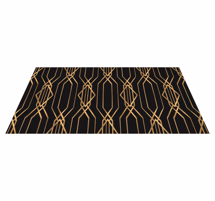 Vinil podovi geometrijski art deco elegancija - TenStickers