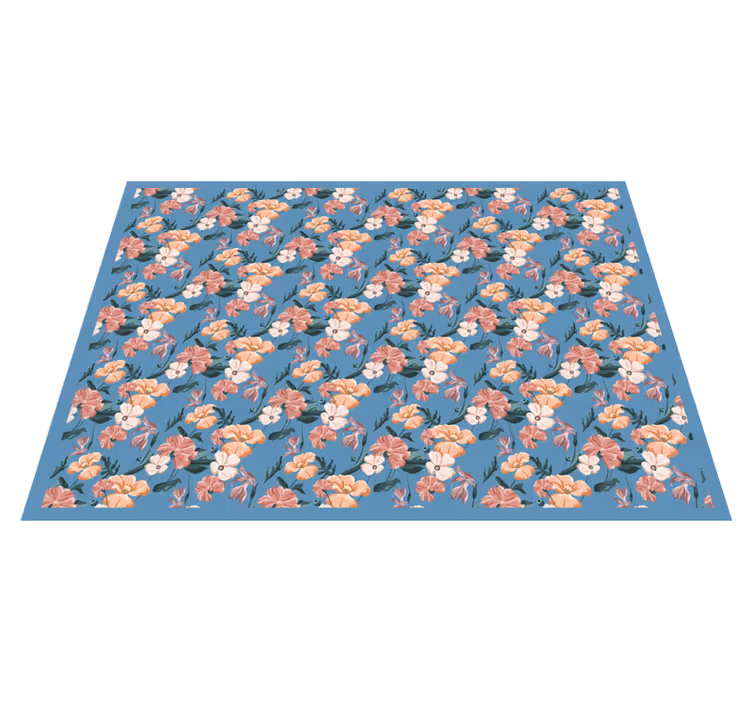 Vinil podovi cvijeće i biljke cvjetni uzorak cvjetanja - TenStickers