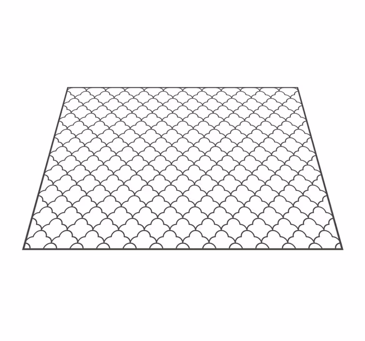 Vinil podovi geometrijski rešetkasti uzorak overlay - TenStickers