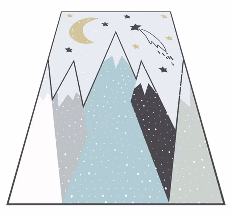 Plave nordijske planine prostirka za dječju igru - TenStickers