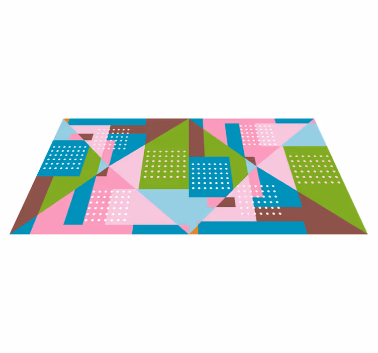 Vinil podovi geometrijski spajanje geometrijskih oblika - TenStickers