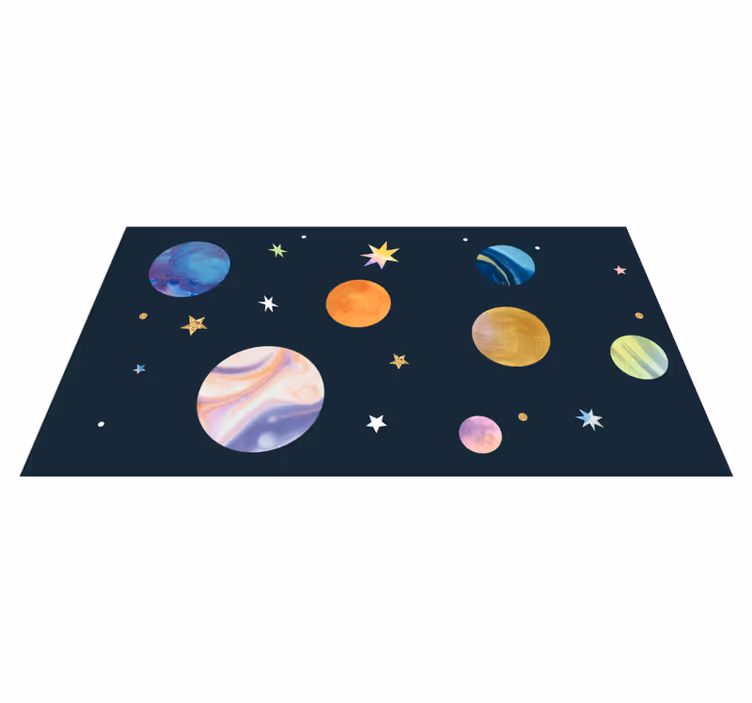 Svemir i zvijezde zvijezda vinil tepih - TenStickers