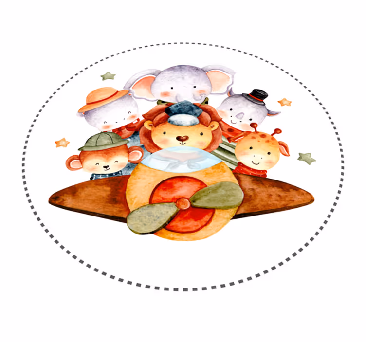 Vinil podovi djeca pratioci djece - TenStickers