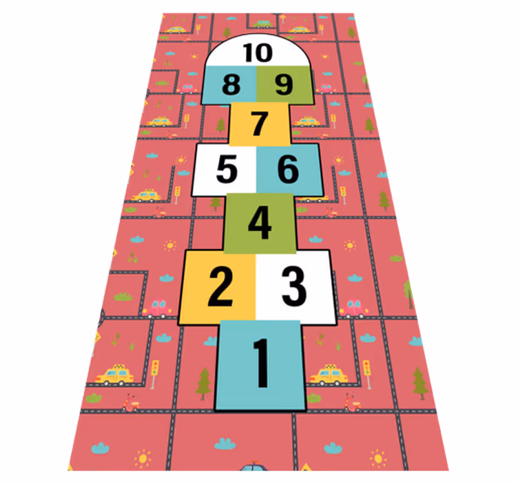 Vinil podovi igre hopscotch playtime - TenStickers