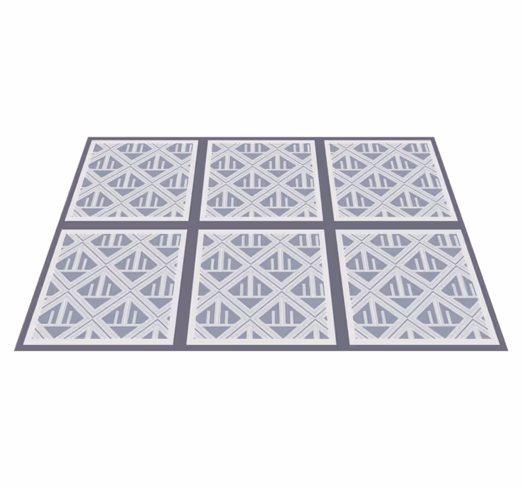 Vinil podovi geometrijski niz geometrijskih uzoraka - TenStickers