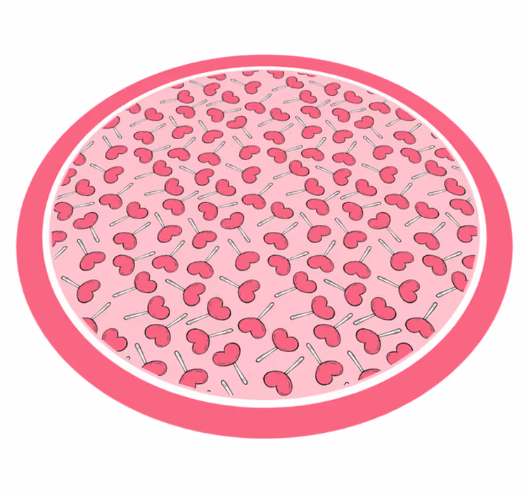 Lizalice u obliku ognjišta teen vinil tepih - TenStickers