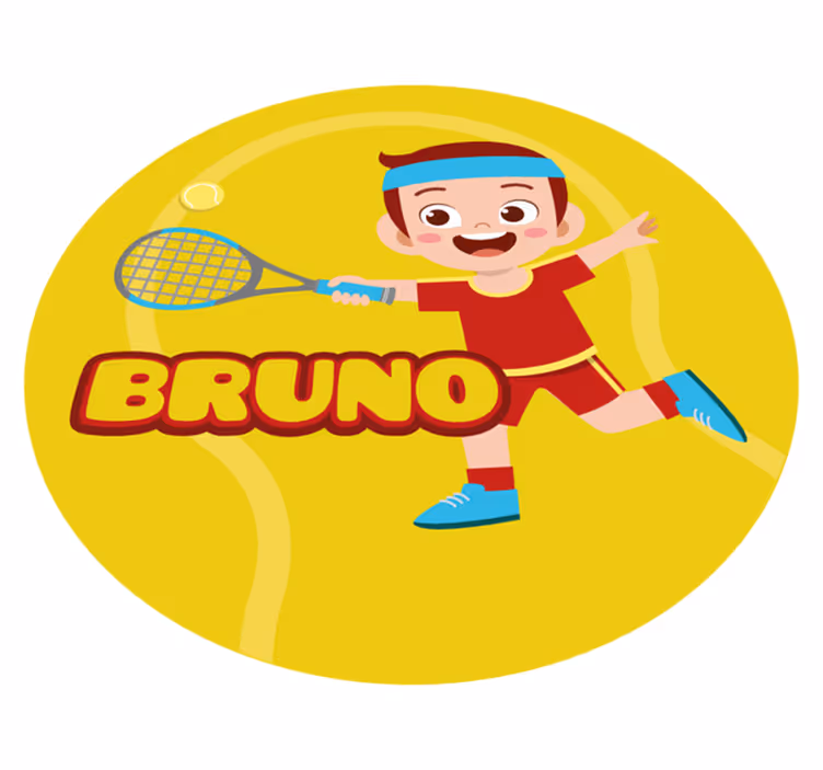 Vinil podovi s imenima personalizirani sportovi - TenStickers
