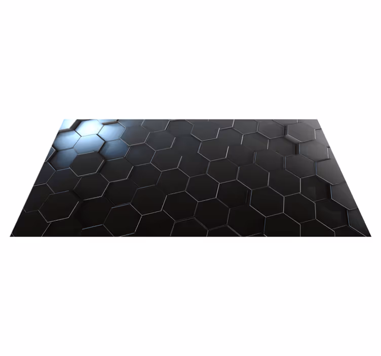 Vinil podovi geometrijski heksagonalni gradijent - TenStickers