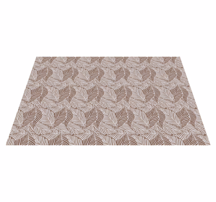 Terracotta leaves nature vinilni tepih - TenStickers