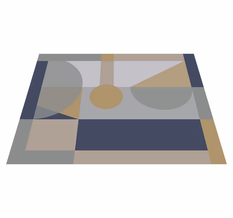 Vinil podovi geometrijski apstraktni geometrijski oblici - TenStickers