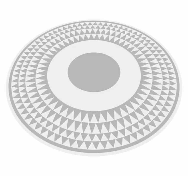 Vinil podovi geometrijski uzorak koncentričnih krugova - TenStickers