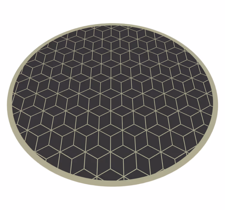 Vinil podovi s geometrijskim kružnim uzorkom - TenStickers