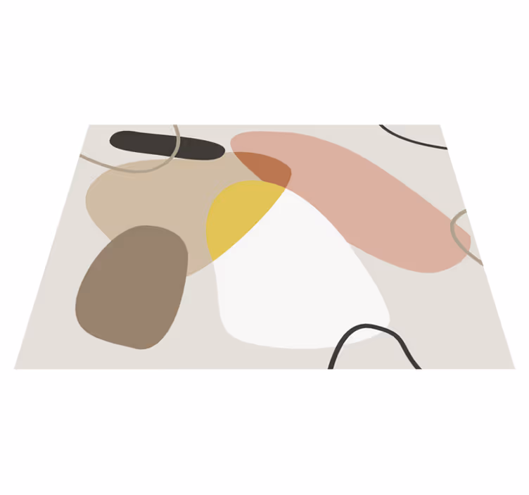 Vinil podovi geometrijski apstraktni oblici - TenStickers