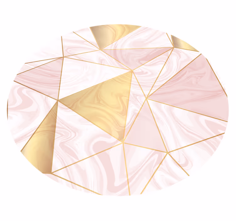 Vinil podovi geometrijski geometrijski pastelni mozaik - TenStickers