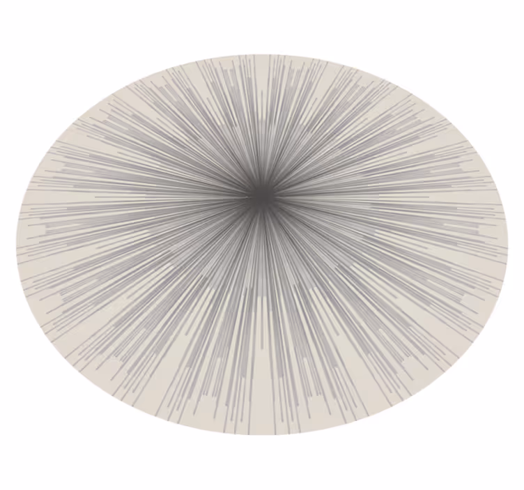 Vinil podovi minimalistički s geometrijskim kružnim uzorkom - TenStickers