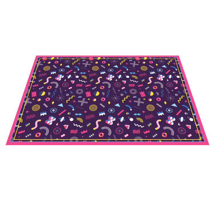 Vinil podovi geometrijski šarene geometrijske forme - TenStickers