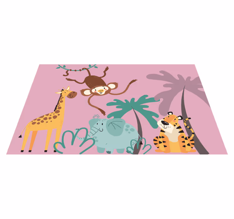 "boho" dječji tepih iz džungle - TenStickers