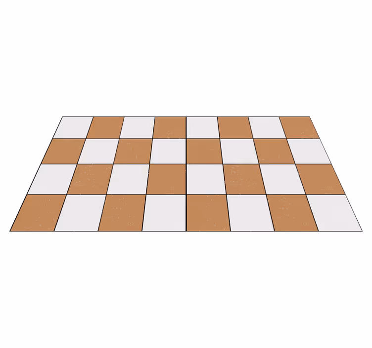 Vinil pločice checkerboard Pattern Decor - TenStickers