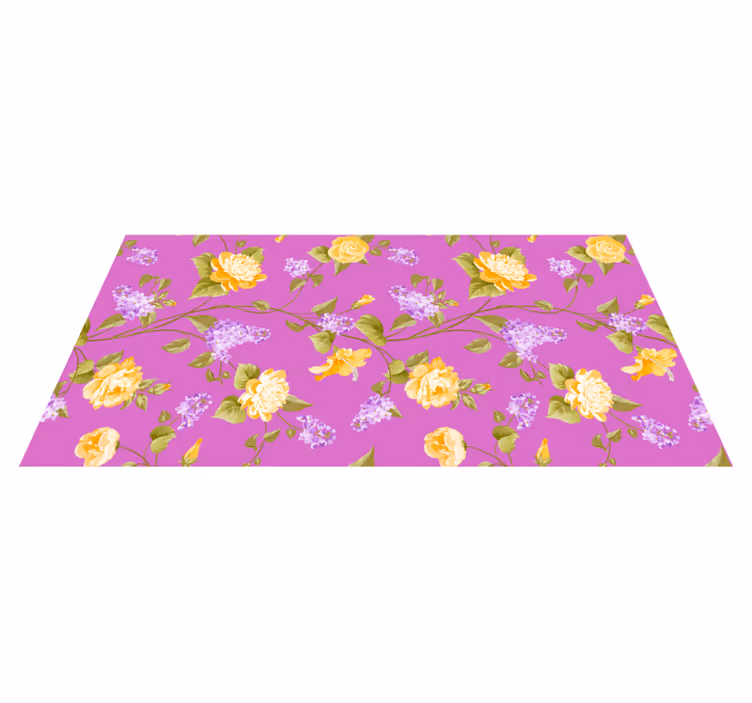 Vinil podovi cvijeće i biljke floral Blossom Pattern - TenStickers