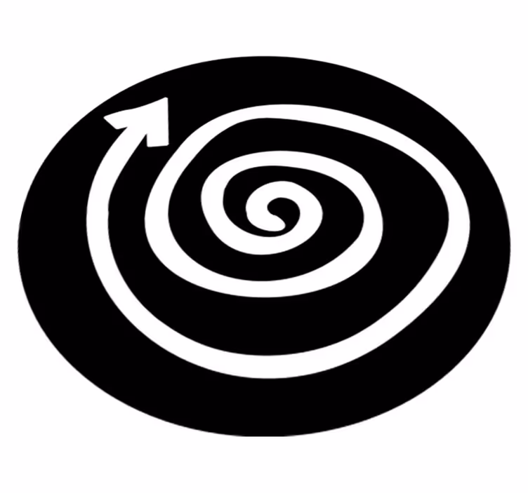 Spiralni teen vinil tepih - TenStickers
