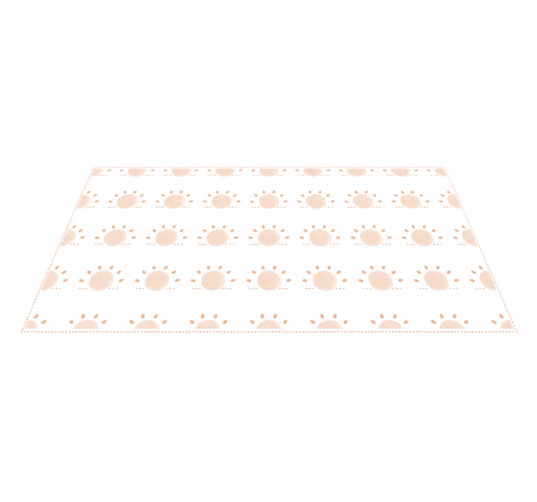 Apstraktni minimalni sunčani nordijski tepih - TenStickers