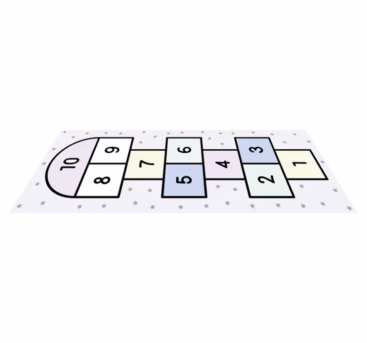 Vinil podovi igre hopscotch play - TenStickers