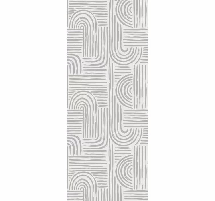 Tapete za zid Geometrijski stilski zaobljene linije - TenStickers