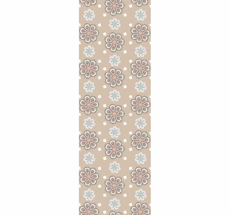Tapete za zid Cvijeće bež elegantan motiv - TenStickers