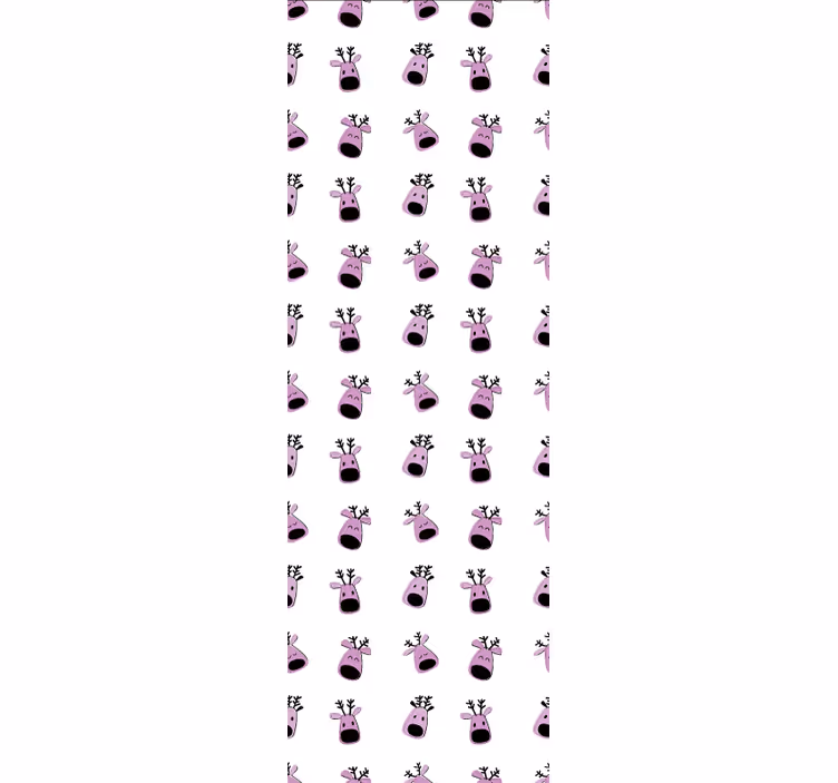 Tapete za zid  životinjske sretna lica sobova - TenStickers