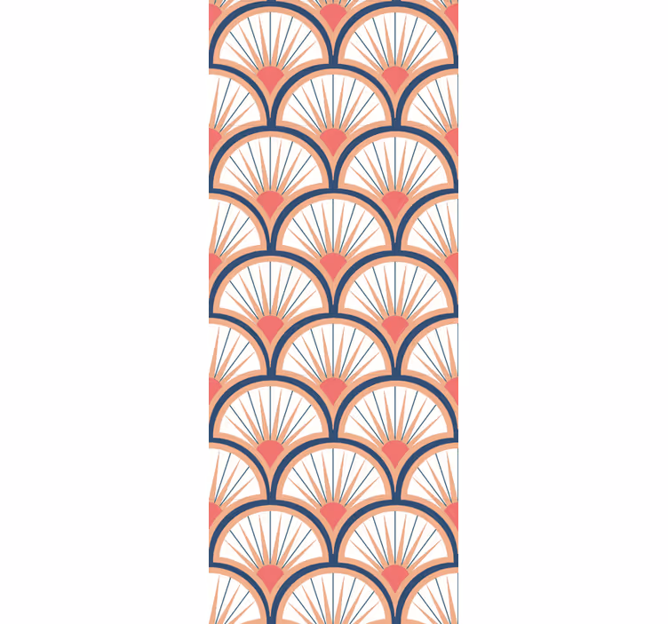 Moderne tapete za dnevni boravak elegancija u lukovima - TenStickers