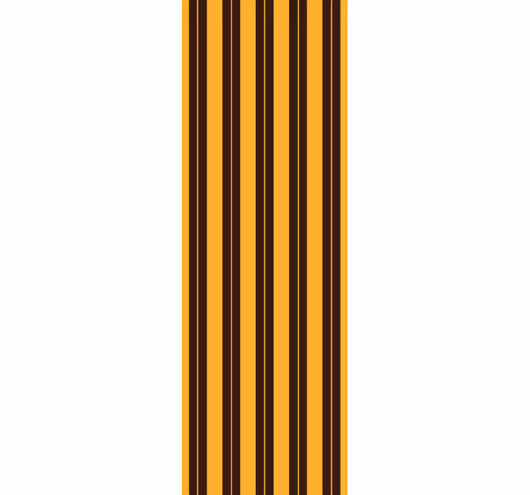 Tapete s prugama pruge crnog senfa - TenStickers