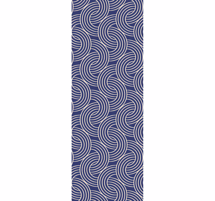 Tapete za zid Geometrijski elegantni spiralni valovi - TenStickers