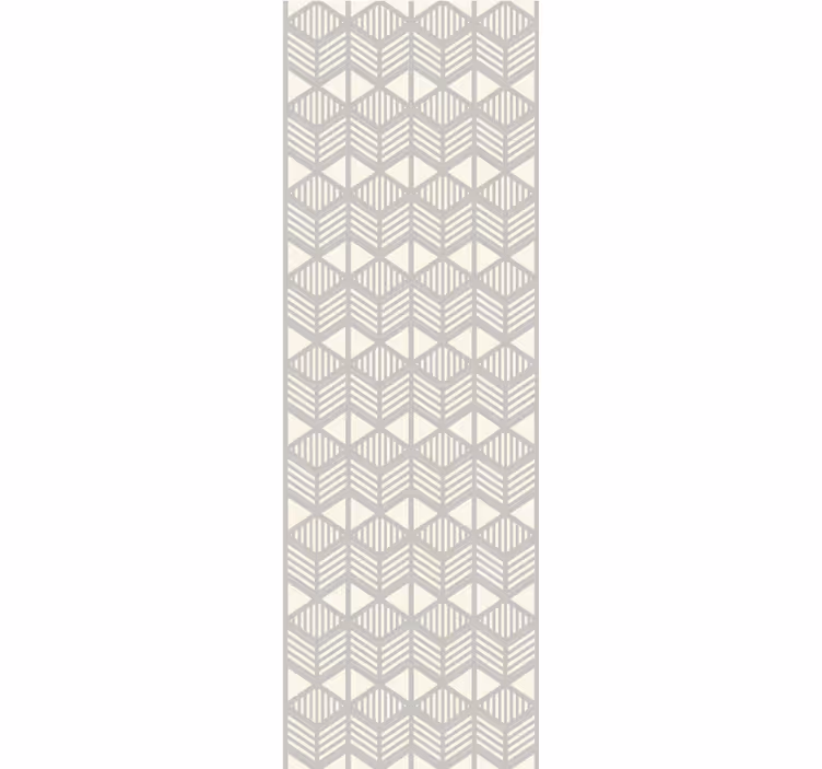 Tapete za zid Geometrijski neutralna ševronska mreža - TenStickers