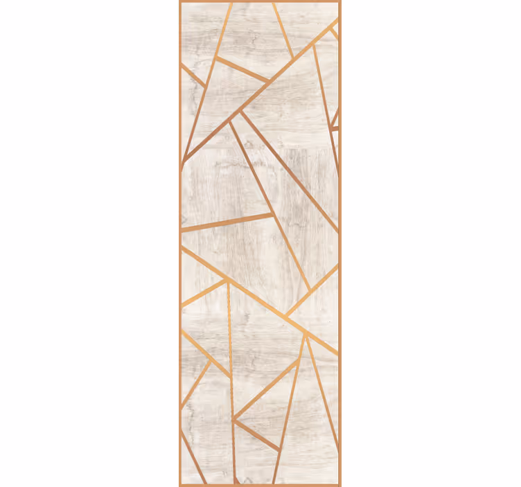 Tapete mramor geometrijske zlatne žile - TenStickers