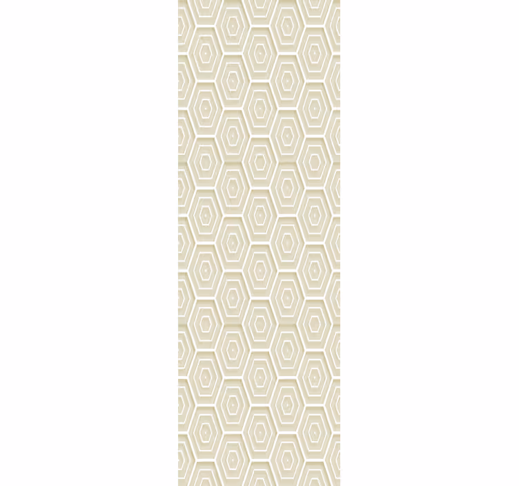 Tapete za zid Geometrijski heksagonalna struktura - TenStickers