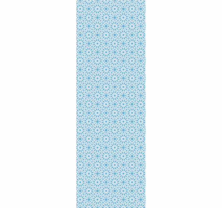 Tapete za zid pločice plavi geometrijski oblici - TenStickers