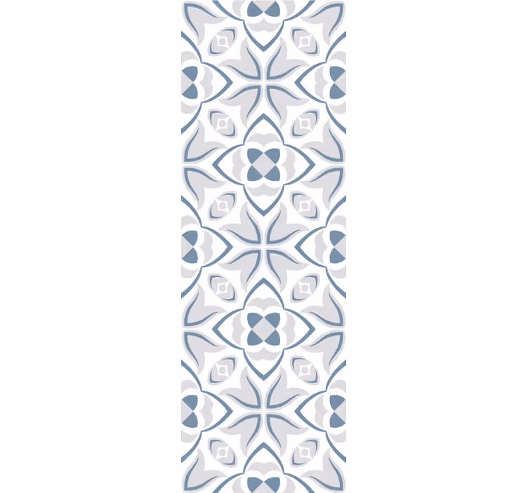 Tapete za zid pločice elegantni cvjetni oblici - TenStickers