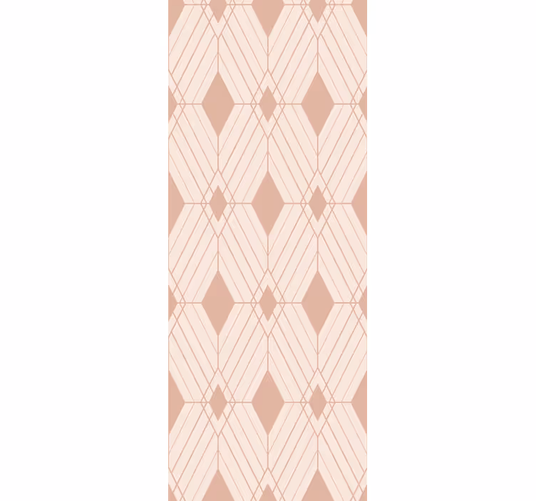 Tapete za zid Geometrijski pastel deco dijamanti - TenStickers