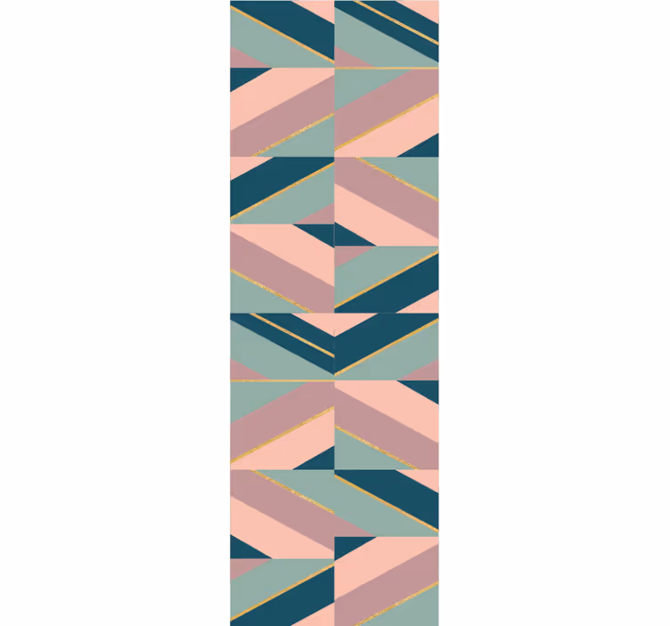 Tapete za zid Geometrijski apstraktni pastelni kutovi - TenStickers