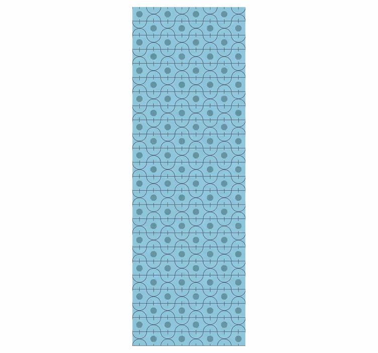 Tapete Plava geometrijski plavi oblici - TenStickers