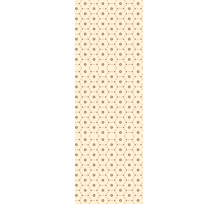 Tapete za zid cvjetni geometrijski cvjetni uzorci - TenStickers