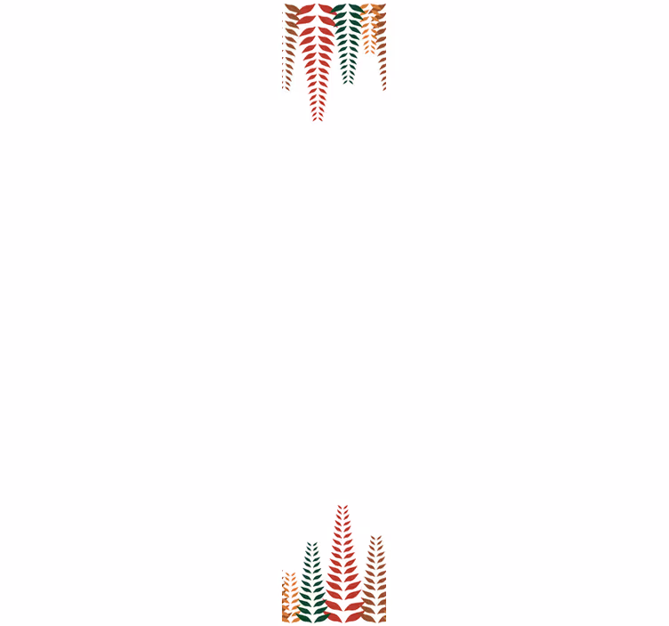Tapete za zid Cvijeće elegantni oblici paprati - TenStickers