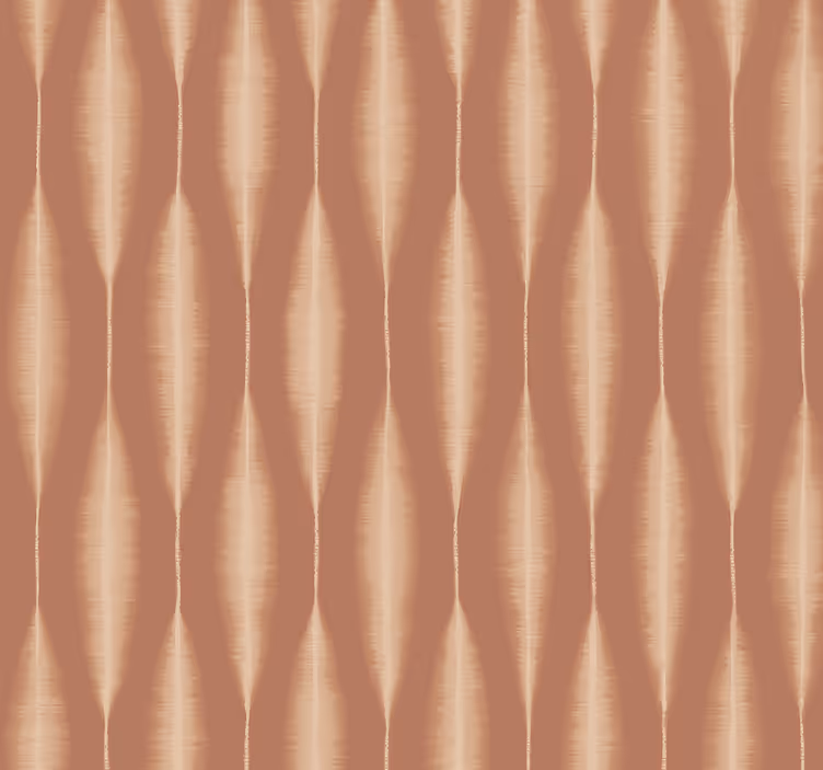 Geometrické tapeta ikat kasuri mocha mousse - TenStickers