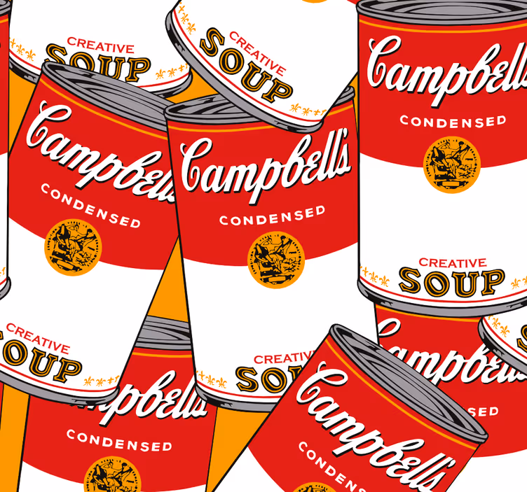 Tapete za zid Umjetnost campbells andy warhol - TenStickers