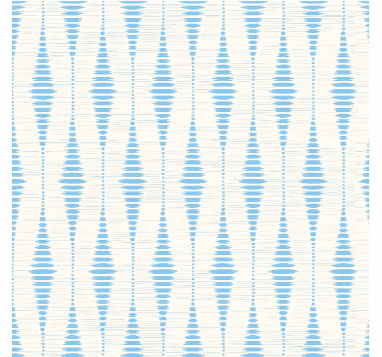 Geometrické tapeta svijetloplavi rabaul ikat - TenStickers